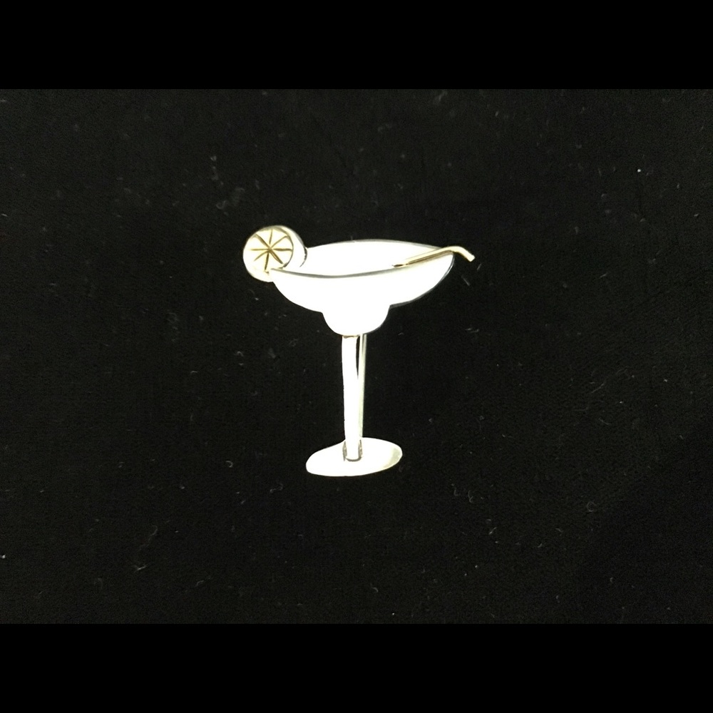VINTAGE 925 FAR FETCHED COCKTAIL MARGARITA PIN
